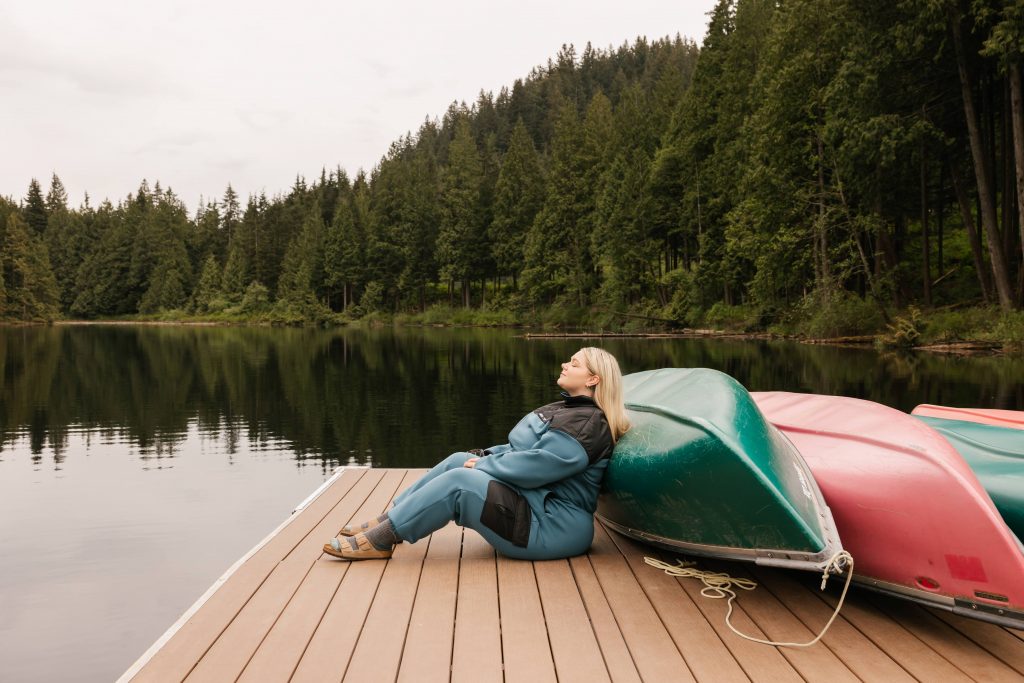 This SMASH + TESS x MEC jumpsuit will be your cottage evening essential