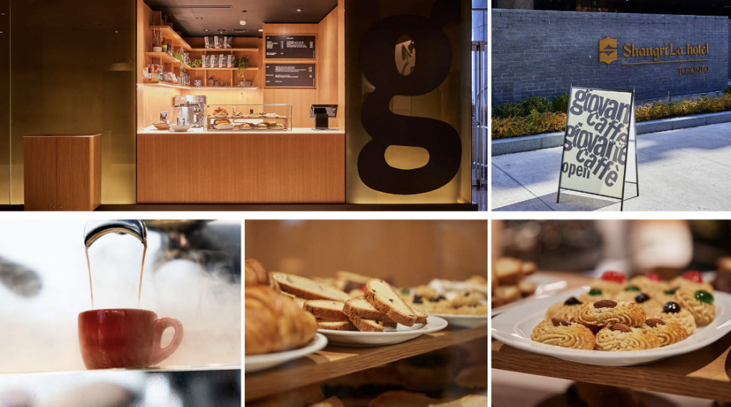 Check out the Giovane Caffè inside the Shangri-la Toronto