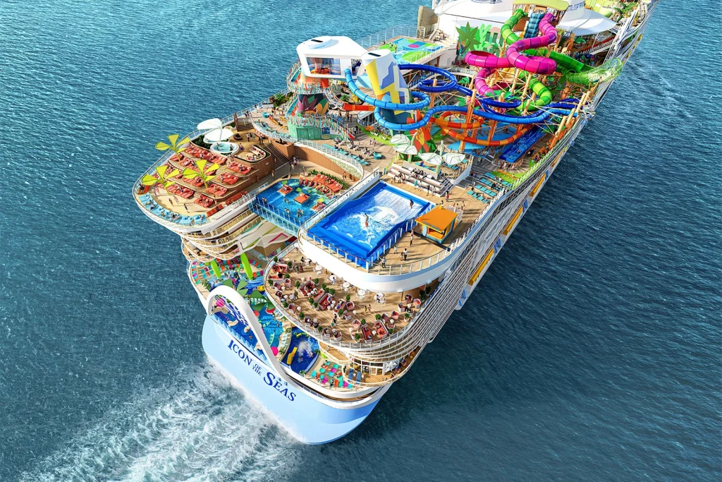 Royal Caribbean International unveils their newest ship, Icon of the Seas