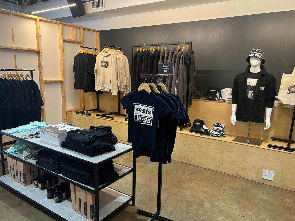 The Oasis Live ‘25 Fan Stores makes their Toronto debut this weekend Oasis Live ‘25 Fan Stores toronto merch 468 queen st w